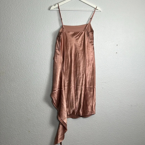 Banana Republic Heritage Collection Side Ruffle Slip Dress Womens Size XS NWT - Picture 4 of 11